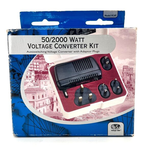 Voltage Converter Kit With Adaptor Plugs Model VCAP 50/2000 Watt Autoswitching - Picture 4 of 14